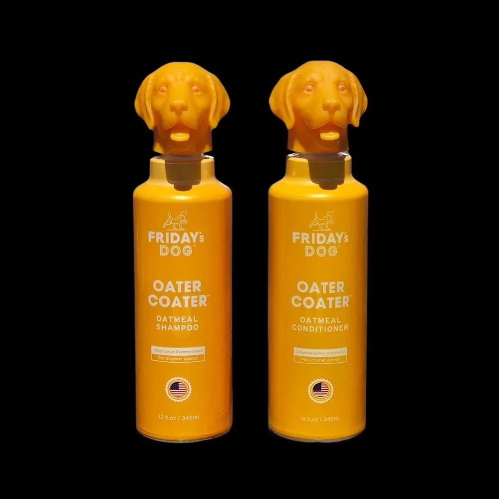 Friday's Dog Oater Coater Shampoo & Conditioner Combo 12 Oz Each Oatmeal